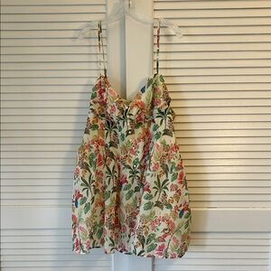 Floral Spaghetti Strap Mini Dress